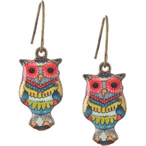 Whimsical Antique Charm Dangle Earrings