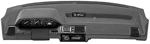 وسادة غطاء لوحة القيادة Coverking مصممة خصيصًا للوحات القيادة المختارة Ram ProMaster 1500: مادة من جلد الغزال، فحمي in Kuwait