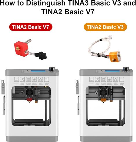 مجموعة ملحقات الطابعة ثلاثية الأبعاد Tina2 Hotend، لـ Tina2، Tina2 Pro (غير مناسبة لإصدار Tina2S أو إصدار TINA2 Basic V7) in Kuwait