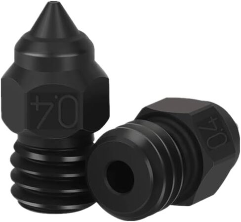 CR6 SE Hardened Steel Nozzle High Temperature Resistance M6 Thread MK8 Nozzles for CR-6 SE Ender 3 S1 /pro/v2 Ender 5 CR10 (0.4mm)¡­ in Saudi Arabia