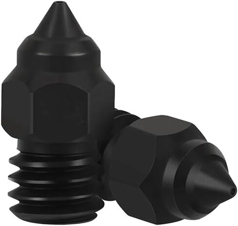 CR6 SE Hardened Steel Nozzle High Temperature Resistance M6 Thread MK8 Nozzles for CR-6 SE Ender 3 S1 /pro/v2 Ender 5 CR10 (0.4mm)¡­ in Saudi Arabia