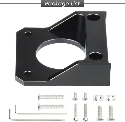 UniTak3D Z Axis Stepper Mount Ender 3 Bracket Nema 17 Motor Mounting لوحة على شكل حرف L من سبائك الألومنيوم لطابعات Ender 3 S1، Ender 3 V2/Neo، Ender 3 Pro، Ender 3/Neo، CR10 Smart Pro، CR10S Pro V2 ثلاثية الأبعاد in Saudi Arabia