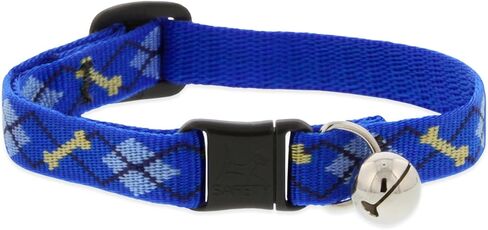 طوق أمان للقطط من LupinePet Originals مقاس 1/2 بوصة مع جرس، 8-12 بوصة in Saudi Arabia