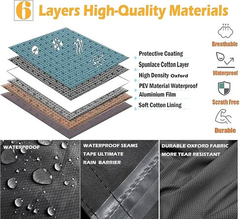 غطاء سيارة كبير النمل، غطاء سيارة سيدان مقاوم للماء بنسبة 100٪ مناسب لطراز Tesla Y، أغطية سيارة للحماية من جميع الأحوال الجوية مع شبكة تهوية وسحاب باب السائق لمنفذ الشحن، أسود in Kuwait