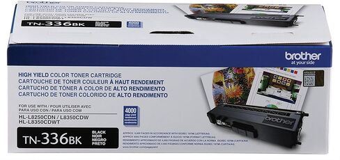 مجموعة خراطيش حبر أصلية ذات 4 ألوان عالية الإنتاجية من Brother TN336 in Kuwait