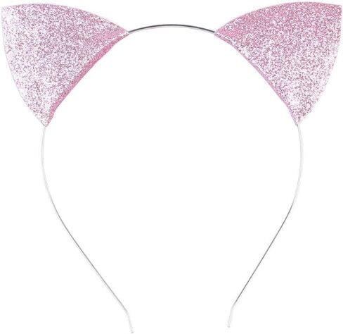 Cute Fashion Glitter Cat Ears Headband Cosplay Makeup Ball Festival Party Headband Kitten Ears Headband in Saudi Arabia