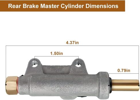 Triumilynn Rear Brake Master Cylinder for Polaris Sportsman 335 400 450 500 600 700 800 Magnum 325 330 500 Scrambler 400 500 Trail Blazer 250 330 400 700# 1911113/1910301 / 1910790 in Saudi Arabia