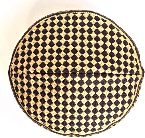 Kufi الرجال للجنسين الجمجمة كاب المرأة مصمم الصلبة قبعة مع تطريز يدوي الكوفي قبعات قبعة صغيرة محبوكة الصيف أغطية الرأس in Saudi Arabia