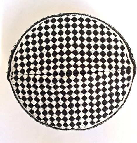 Kufi الرجال للجنسين الجمجمة كاب المرأة مصمم الصلبة قبعة مع تطريز يدوي الكوفي قبعات قبعة صغيرة محبوكة الصيف أغطية الرأس in Saudi Arabia