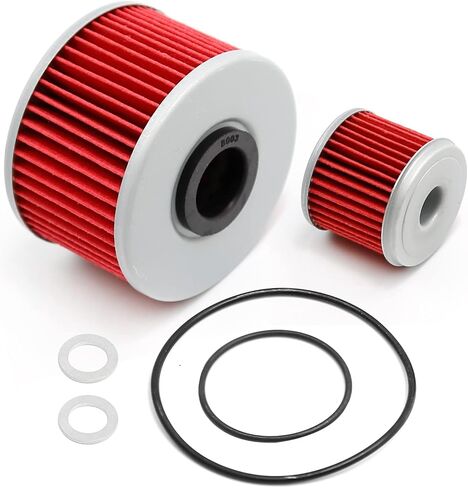 15412-HP7-A01 Oil Filter with O-rings Replacement for Honda Pioneer 1000 SXS1000 M3 M5 2016-2020 Replace Part Number 15412-MGS-D21 91301-107-000 91302-PA9-003 94109-12000 in Saudi Arabia