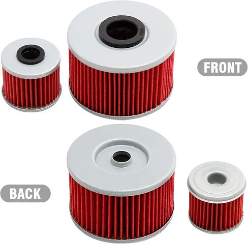 15412-HP7-A01 Oil Filter with O-rings Replacement for Honda Pioneer 1000 SXS1000 M3 M5 2016-2020 Replace Part Number 15412-MGS-D21 91301-107-000 91302-PA9-003 94109-12000 in Saudi Arabia