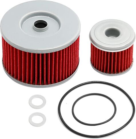 15412-HP7-A01 Oil Filter with O-rings Replacement for Honda Pioneer 1000 SXS1000 M3 M5 2016-2020 Replace Part Number 15412-MGS-D21 91301-107-000 91302-PA9-003 94109-12000 in Saudi Arabia