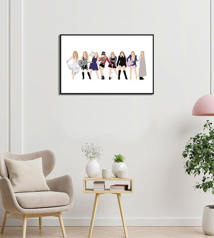 Music Poster Canvas Wall Art Room Aesthetics for Girl and Boy Teens Dorm Decor Fans Gift 16x24 inch Unframed in Saudi Arabia