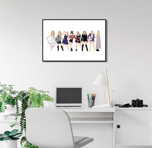Music Poster Canvas Wall Art Room Aesthetics for Girl and Boy Teens Dorm Decor Fans Gift 16x24 inch Unframed in Saudi Arabia