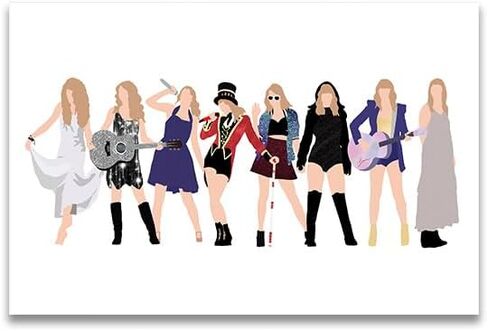 Music Poster Canvas Wall Art Room Aesthetics for Girl and Boy Teens Dorm Decor Fans Gift 16x24 inch Unframed in Saudi Arabia