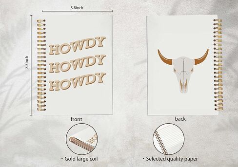 Western Notebook Journal, Cowgirl Gifts, Long Live the Cowgirls Notebook, Western Gifts for Women, Western Cowgirl Stuff, Western Office Supplies, Spiral Journal Notebook 5.5x8.3 in Saudi Arabia