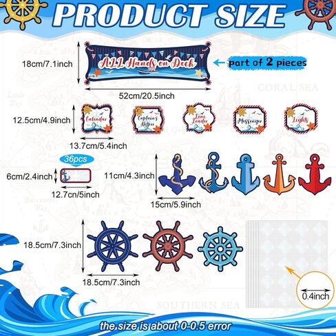 73 Pcs Classroom Jobs Mini Bulletin Board Nautical All Hands on Deck Bulletin Board Decorations Teacher's Helper Pocket Chart for Classroom Cruise Ship Nautical Classroom Jobs Chart for Back to School in Saudi Arabia