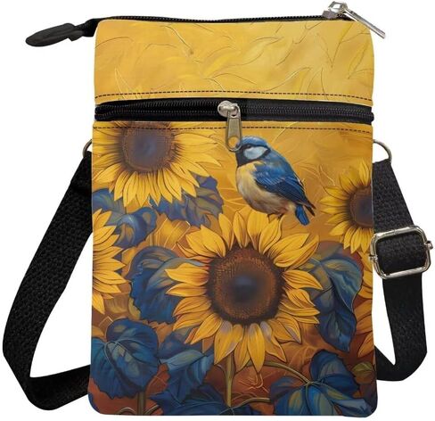 Kuiaobaty Crossbody حقيبة رافعة للنساء حقائب أنيقة للفتيات السفر في الهواء الطلق البريدي حقيبة ملابس الهاتف المحمول تخزين المحفظة in Saudi Arabia