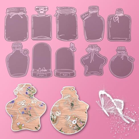 120 Pcs DIY Transparent Dried Flower Bookmarks ，Clear Bookmarks for Pressed Flowers for Making Bookmarks and Other Crafts（Include Clear Bookmarks Dried Flowers） in Saudi Arabia