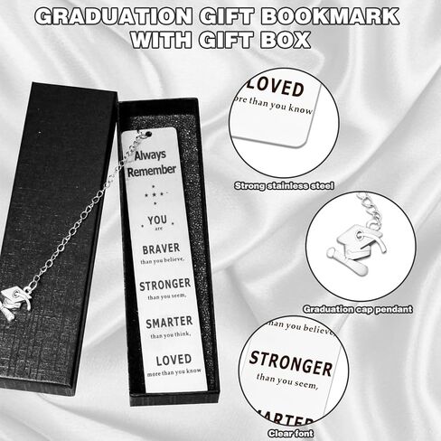 Graduation Gifts 2024, Class of 2024 Gifts Bookmarks Senior Gifts 2024 Best Gifts for High School Seniors, Inspirational Bookmarks Congratulations High School Graduation Gifts for Her Him Book Lovers in Saudi Arabia