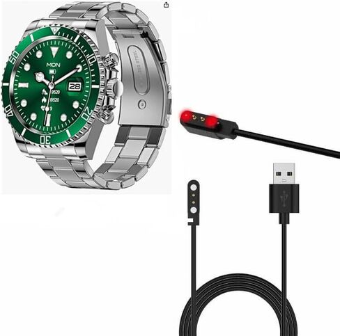 كابل USB للساعة الذكية Loluka AW12، شاحن بديل مغناطيسي متوافق مع الساعات الذكية AW12 in Kuwait