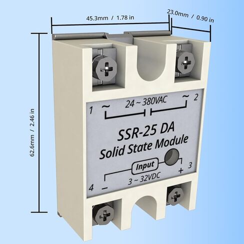 Solid State Relay 60DD Input 3-32V DC Single Phase Solid State Relay to Output 12-220V DC 60A in Saudi Arabia