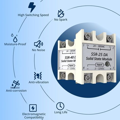 Solid State Relay 60DD Input 3-32V DC Single Phase Solid State Relay to Output 12-220V DC 60A in Saudi Arabia