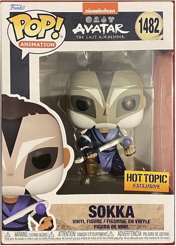 Funko Avatar The Last Airbender Sokka مع قناع المحارب الحصري! الشكل 1482 in Saudi Arabia
