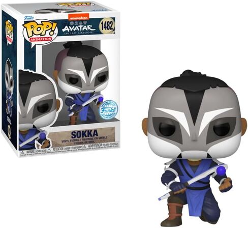 Funko Avatar The Last Airbender Sokka مع قناع المحارب الحصري! الشكل 1482 in Saudi Arabia
