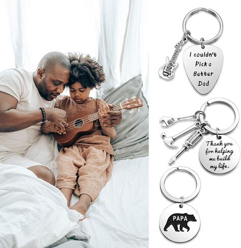 Zysta 3 قطعة/المجموعة المفاتيح للرجال مفك وجع المطرقة مفتاح سلسلة حلقة سحر المفاتيح لأبي من الاطفال in Kuwait