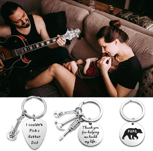 Zysta 3 قطعة/المجموعة المفاتيح للرجال مفك وجع المطرقة مفتاح سلسلة حلقة سحر المفاتيح لأبي من الاطفال in Kuwait