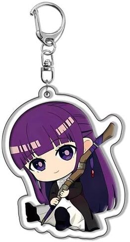 NAIAN 6Pcs Frieren Himmel Anime Keychain Car Keychain Accessories Cool Funny Creative for Pendant Pants Decoration Clothes Hat Gift Friend Sunscreen Decor in Saudi Arabia