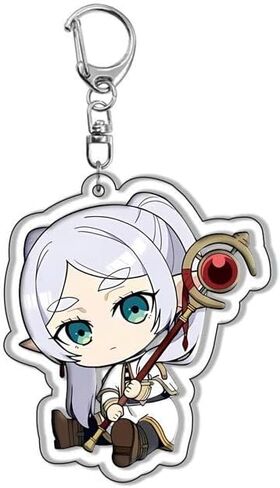 NAIAN 6Pcs Frieren Himmel Anime Keychain Car Keychain Accessories Cool Funny Creative for Pendant Pants Decoration Clothes Hat Gift Friend Sunscreen Decor in Saudi Arabia
