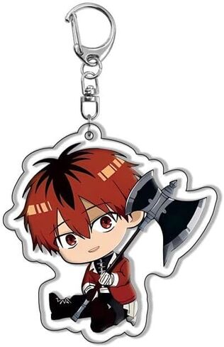 NAIAN 6Pcs Frieren Himmel Anime Keychain Car Keychain Accessories Cool Funny Creative for Pendant Pants Decoration Clothes Hat Gift Friend Sunscreen Decor in Saudi Arabia