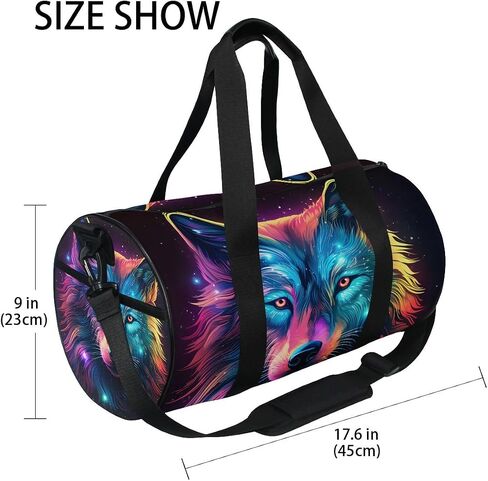 Sports Gym Travel Duffle Bag Abstract Deer Luggage for Men and Women in Saudi Arabia
