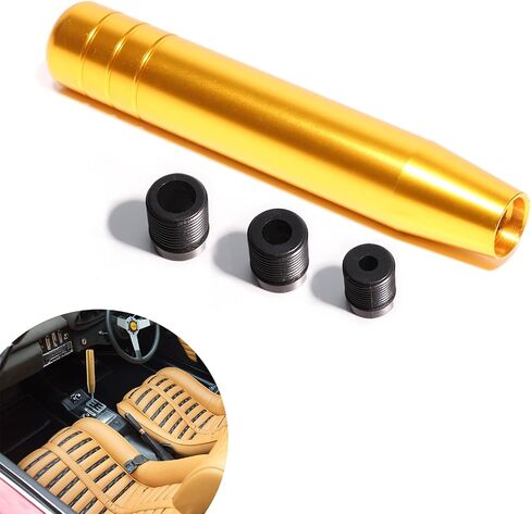 7 Inch Aluminum Alloy Shifter knob Universal Gear Shifter Knobs with Adapter Fits Most C in Saudi Arabia