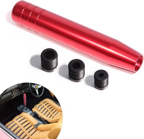 7 Inch Aluminum Alloy Shifter knob Universal Gear Shifter Knobs with Adapter Fits Most C in Saudi Arabia