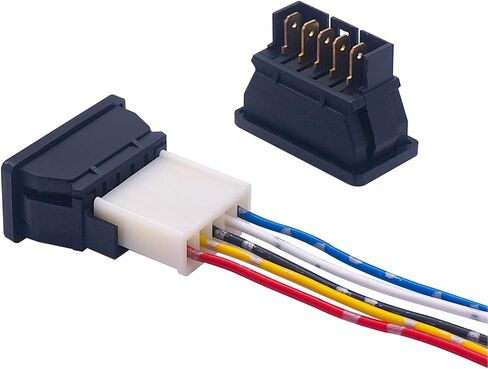 weideer 2Pcs 5 Pin Car Window Switch 12V 20A Control Power Window Lift RV Slide Out Momentary Rocker Switch with Wiring Harness K-011-JT-X in Saudi Arabia