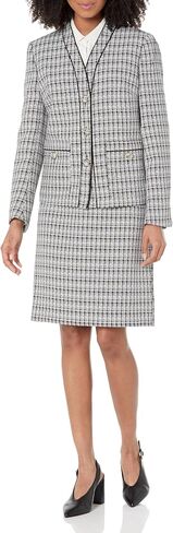 Women's Tweed Framed Jacket/Skirt Suit in Saudi Arabia