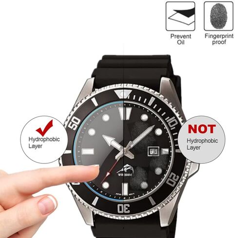 Screen Protector Compatible for Casio MDV-106 Watch,9H Tempered Glass Protective Film (3PCS) in Saudi Arabia