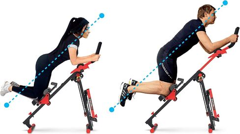 3-in-1 Foldable Rowing and Ab Machine with LCD Monitor for Full Body Workout,Rowing&Abdominal Trainers AB Workout Machine Home Gym Fitness Equipment in Saudi Arabia