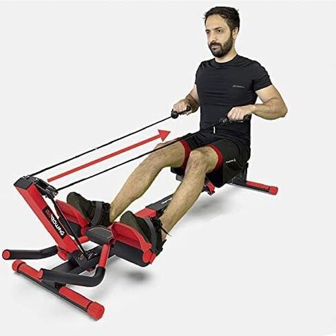 3-in-1 Foldable Rowing and Ab Machine with LCD Monitor for Full Body Workout,Rowing&Abdominal Trainers AB Workout Machine Home Gym Fitness Equipment in Saudi Arabia
