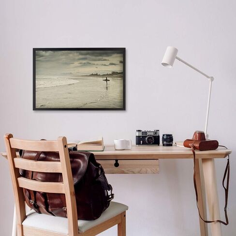 Gallery Solutions - Size 12"x18" - Picture Frame - Black Design for Wall Mounting - Horizontal Wall Mount - Poster Frame - Lightweight Wall Frame in Kuwait