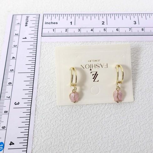 Boho Flower Dangle Earrings Tulip Drop Earrings Flower Wrap Stud Earrings Gold Flower Earrings Jewelry for Women and Girls in Saudi Arabia