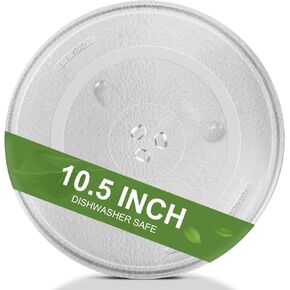 12.5"/31.5cm Thickened Microwave Glass Plate for Samsung LG GE Kenmore Frigidaire Hamilton Beach 12 1/2 inch Replacement Microwave Glass Plate Replaces WB39X10002 DE74-20015 Microwave Glass Plate