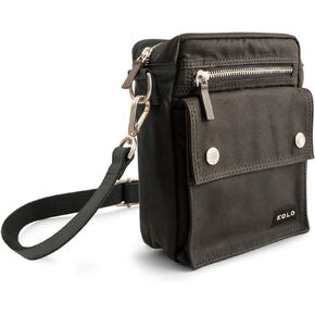 Kolo Chelsea Compact Shoulder Bag, Organic Wax Cotton Canvas, Medium