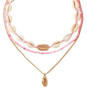 Sea Shell Necklace for Women Gold Cowrie Shell Choker Necklace Shell Beads Necklaces Summer Beach Necklace for Women Teen Girls Hawaiian Surfer Jewelry Gifts