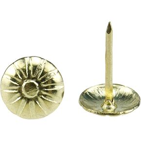 Upholstery Tack,11×16mm Upholstery Nails,300PCS Decorative Sofa Furniture Nail,Gold