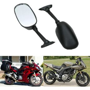 Pair Black Rear View Mirror Fit For SUZUKI GSXR1000 03-04 GSXR600 GSXR750 04-05