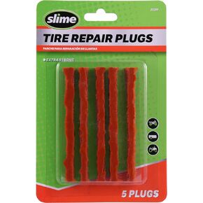 Slime 20233 Tire Repair Plugs Strings, ATV, Mowers, Wheelbarrows, 7-ply, 4 inch, 5 Count